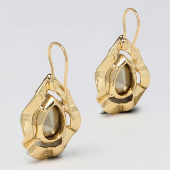 Alexis Bittar Ancient Coin Crystal Drop Earrings - Picture 6 of 7